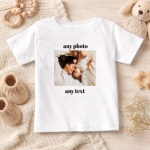 personalized baby shirt custom photo & text gift zazzle